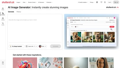 Shutterstock Image generator